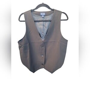 NWT Scoop Classic Black Women's Vest